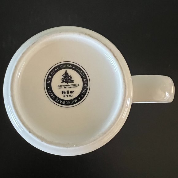 Enchanted Forest ~ “It’s Beginning To Look A Lot Like Coffee” Bone China Mug - Picture 5 of 7